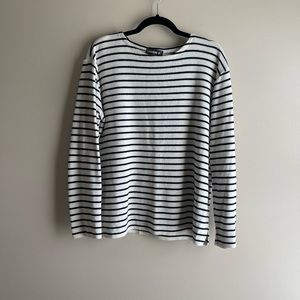 Black and white stripe sweater